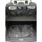 Кожаный органайзер на спинку в багажник автомобиля