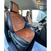 Накидки из велюра с экокожей на передние сиденья "MONACO"  для Volkswagen T-Roc Cabrio (2019-2022) 