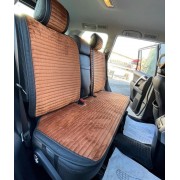 Накидки из велюра с экокожей на передние сиденья "MONACO"  для Chevrolet Bolt (2016-2022) 