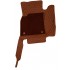 Коврики в салон+багажник для Infiniti FX35 (2008-2013) из экокожи с текстилем, коричневый/шов бежевый LUX