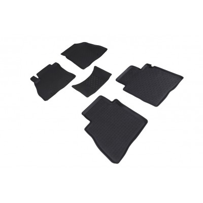 Резиновые коврики с высоким бортом для Nissan Tiida C13 (2015-2022)