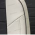 Чехлы на сиденья из экокожи для Nissan Terrano (2017-2023) 40/60, Белый/Черный, Автопилот