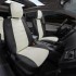 Чехлы на сиденья из экокожи для Mazda 3 седан (BM) (2013-2019), Черный/Белый, Автопилот
