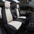 Чехлы на сиденья из экокожи ромб для Hyundai Solaris 1 хэтчбек (2010-2017), Черный/Белый, Автопилот