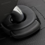 Чехлы на сиденья из экокожи ромб для Mazda CX-5 (2017-2023) Active, Supreme, Черный/Черный, Автопилот
