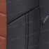 Чехлы на сиденья из алькантары для LADA Granta лифтбек (2011-2024) 40/60, Черный/Коричневый, Автопилот