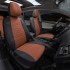 Чехлы на сиденья из экокожи для Nissan Qashqai 2 (2014-2023), Черный/Коричневый, Автопилот