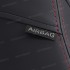 Чехлы на сиденья из экокожи ромб для Hyundai Solaris 2 седан (2017-2023) сплошной, Черный/Красный, Автопилот