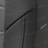 Чехлы на сиденья из алькантары для Chery Tiggo 7 Pro (2020-2023), Черный/Серый, Автопилот