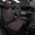 Чехлы на сиденья из экокожи ромб для Subaru XV (2011-2017), Черный/Шоколад, Автопилот
