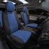 Чехлы на сиденья из экокожи ромб для Volkswagen Passat B6 седан (2005-2011) SportLine/ComfortLine, Черный/Синий, Автопилот