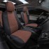Чехлы на сиденья из экокожи ромб для BMW 5 серия Е39 седан (1995-2004) 40/60, Черный/Темно-коричневый, Автопилот