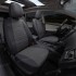 Чехлы на сиденья из экокожи для Mercedes GLK-Klasse X204 (2008-2015), Черный/Темно-серый, Автопилот