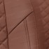 Чехлы на сиденья из экокожи ромб для Ravon R4 (2016-2023), Коричневый/Коричневый, Автопилот