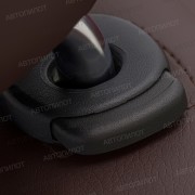 Чехлы на сиденья из экокожи для Mazda CX-5 (2011-2017) Direct, Drive 40/60, Шоколад/Шоколад, Автопилот