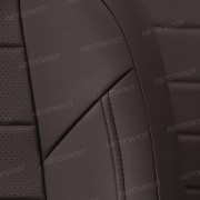 Чехлы на сиденья из экокожи для SEAT Ibiza (2008-2017), Шоколад/Шоколад, Автопилот
