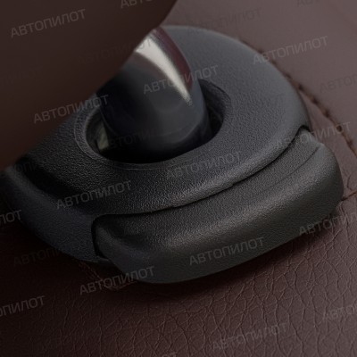 Чехлы на сиденья из экокожи ромб для Volkswagen Passat B7 седан (2011-2015) SportLine/ComfortLine, Шоколад/Шоколад, Автопилот