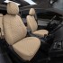 Чехлы на сиденья из экокожи ромб для Hyundai Solaris 2 седан (2017-2023) 40/60, Темно-бежевый/Темно-бежевый, Автопилот