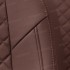 Чехлы на сиденья из экокожи ромб для Skoda Roomster (2006-2015), Темно-коричневый/Темно-коричневый, Автопилот