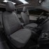 Чехлы на сиденья из экокожи для Toyota RAV 4 XA30 (2006-2013), Темно-серый/Темно-серый, Автопилот